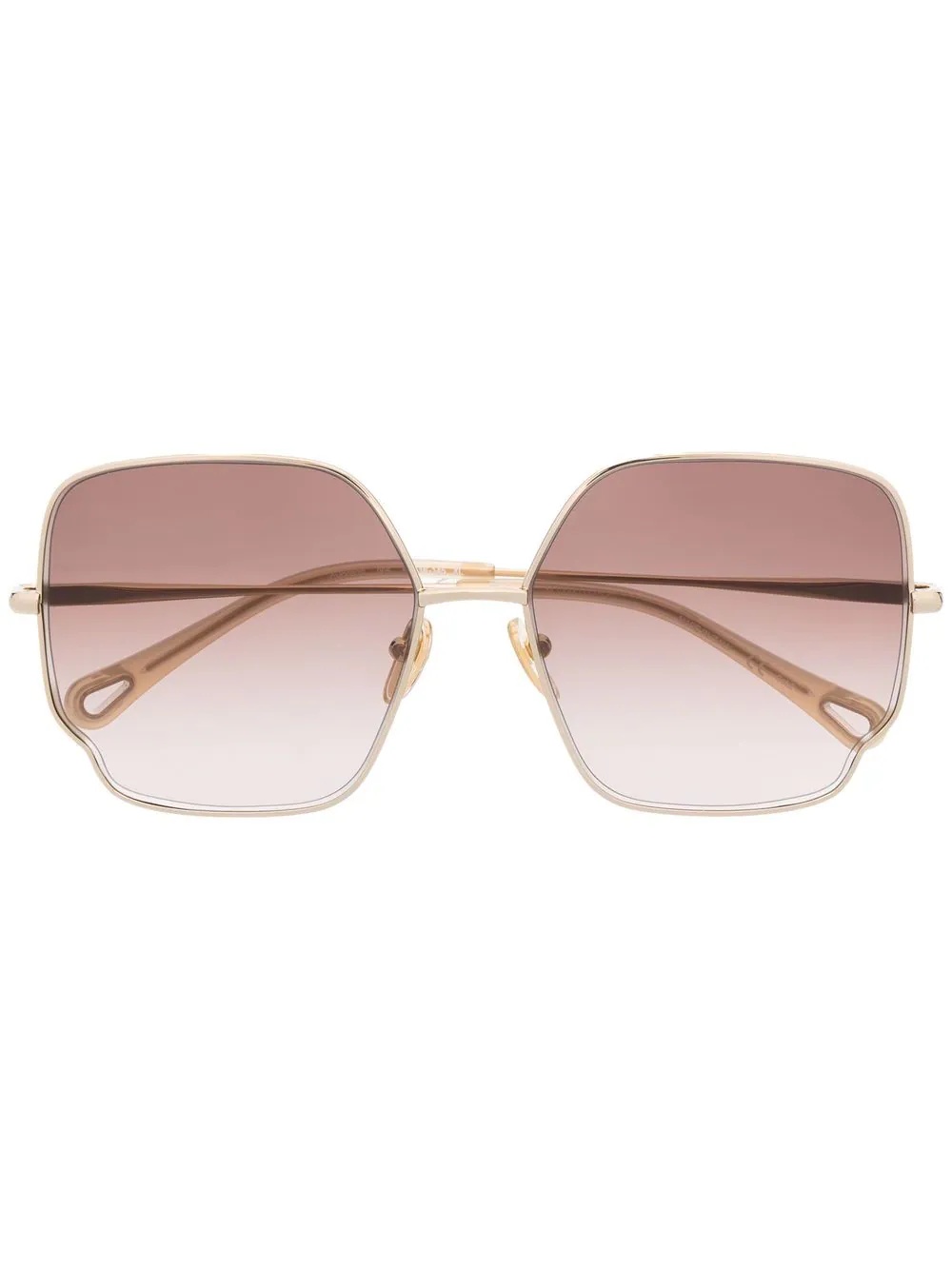 square-frame sunglasses - 1