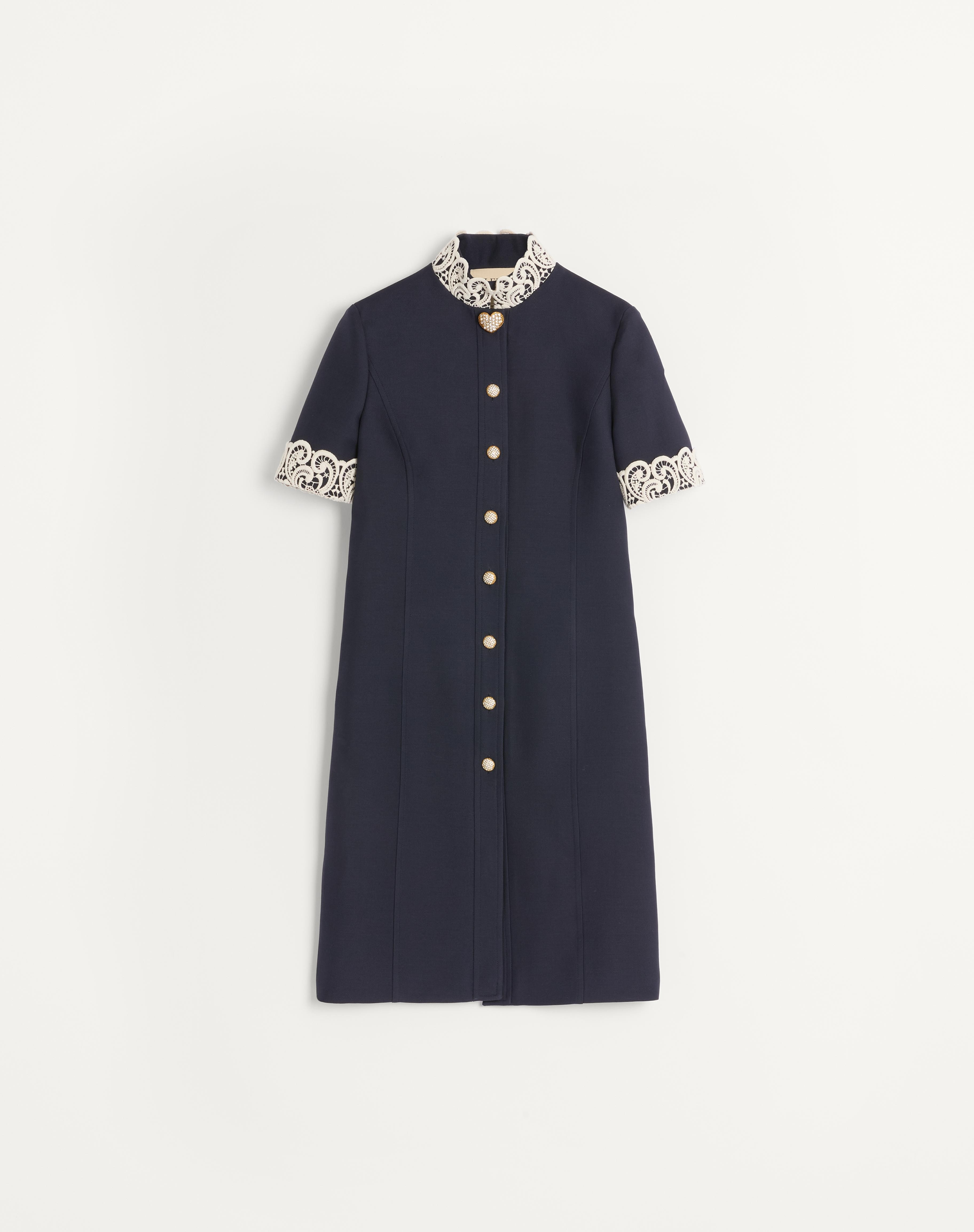 CREPE COUTURE MIDI DRESS - 1