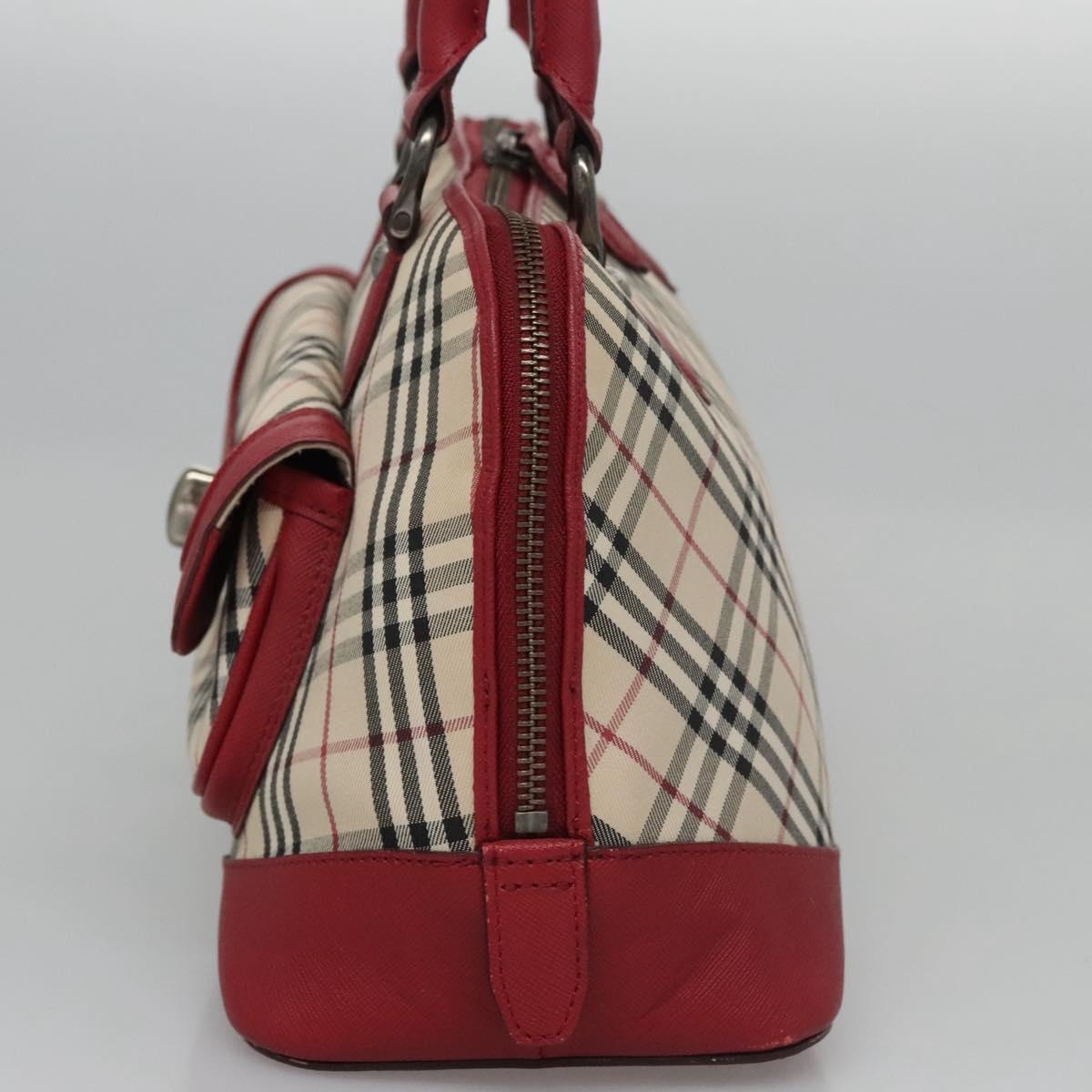 Burberry Nova Check Hand Bag Canvas Beige - 3