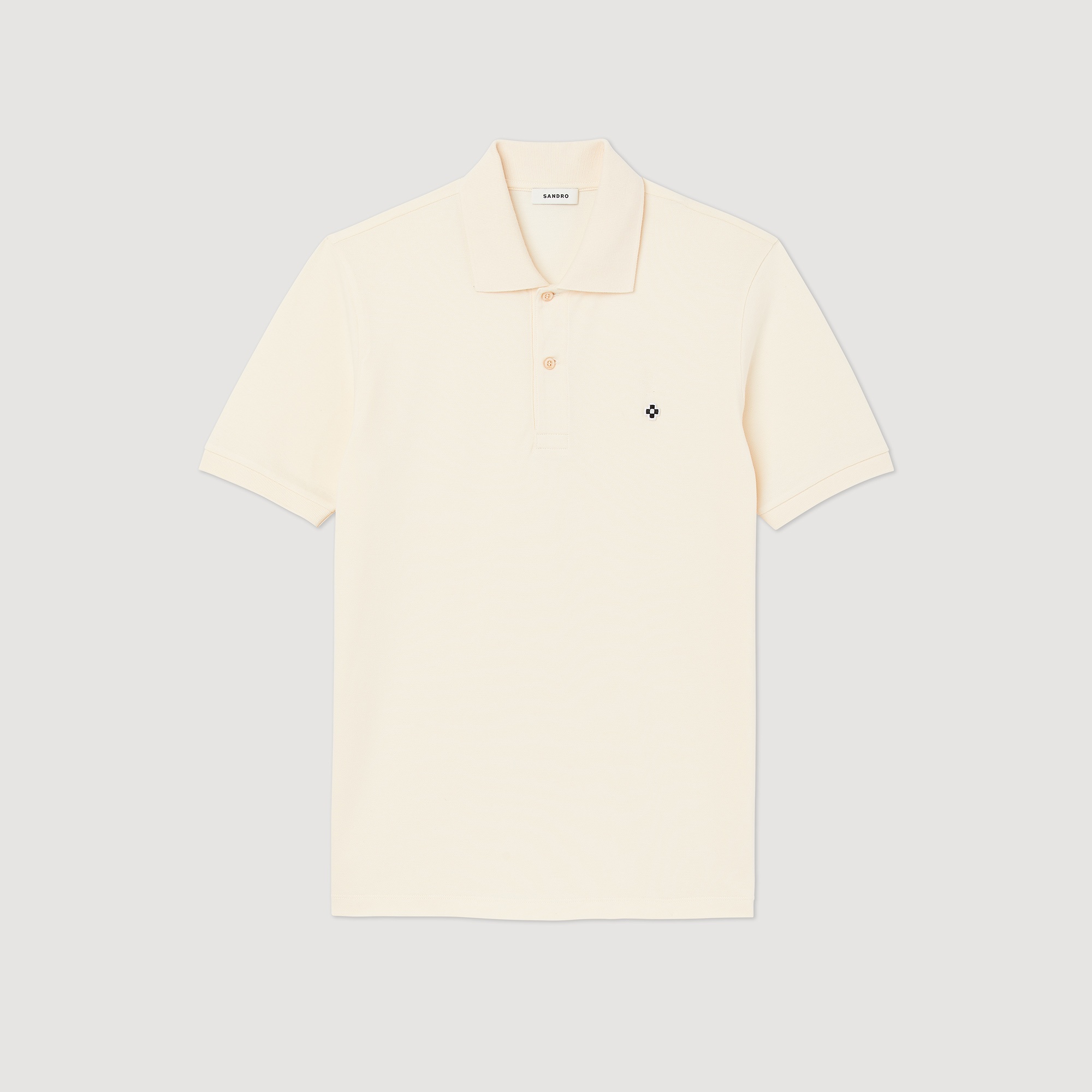 Polo shirt with Square Cross patch - 1