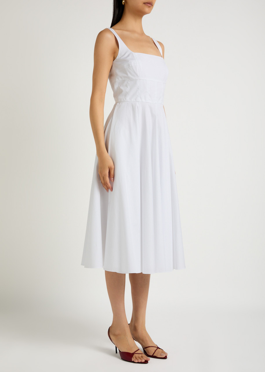 Emilia Wickstead Nikush Panelled Cotton Midi Dress - 2