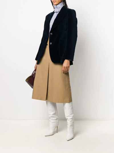 Victoria Beckham tailored patch pocket blazer outlook