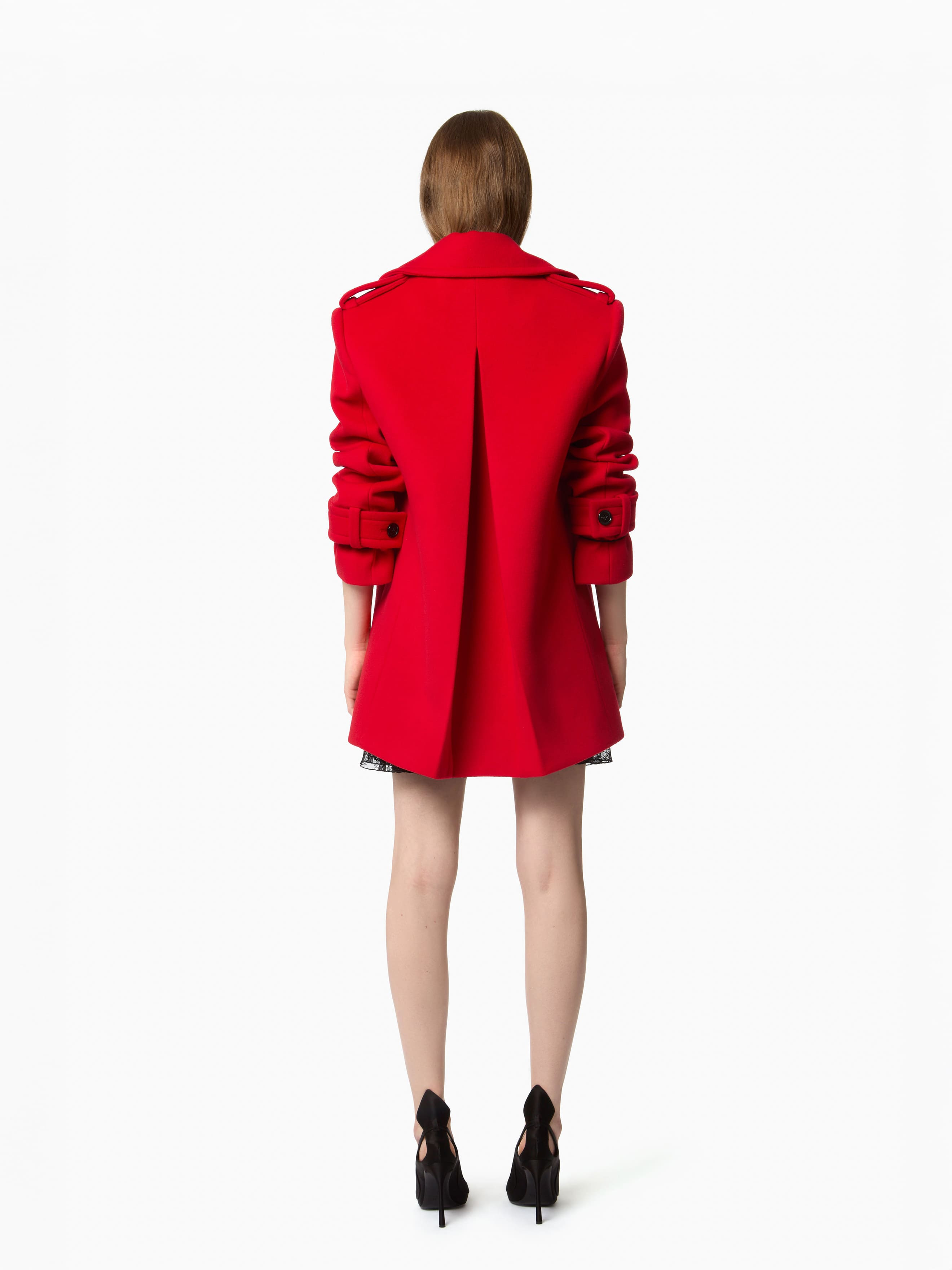 Cashmere And Wool Peacoat - 4