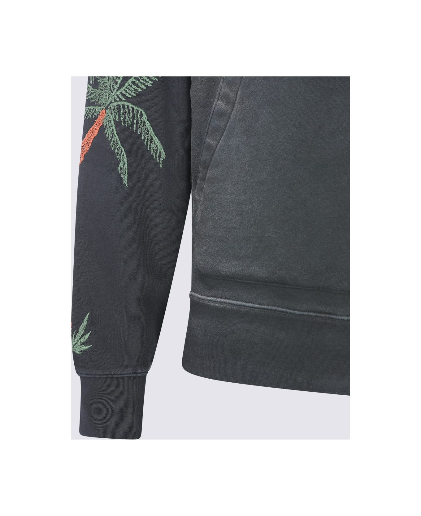 Black Cotton Sweatshirt - 4