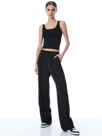 Alice + Olivia POMPEY HIGH WAISTED PLEATED PANTS outlook