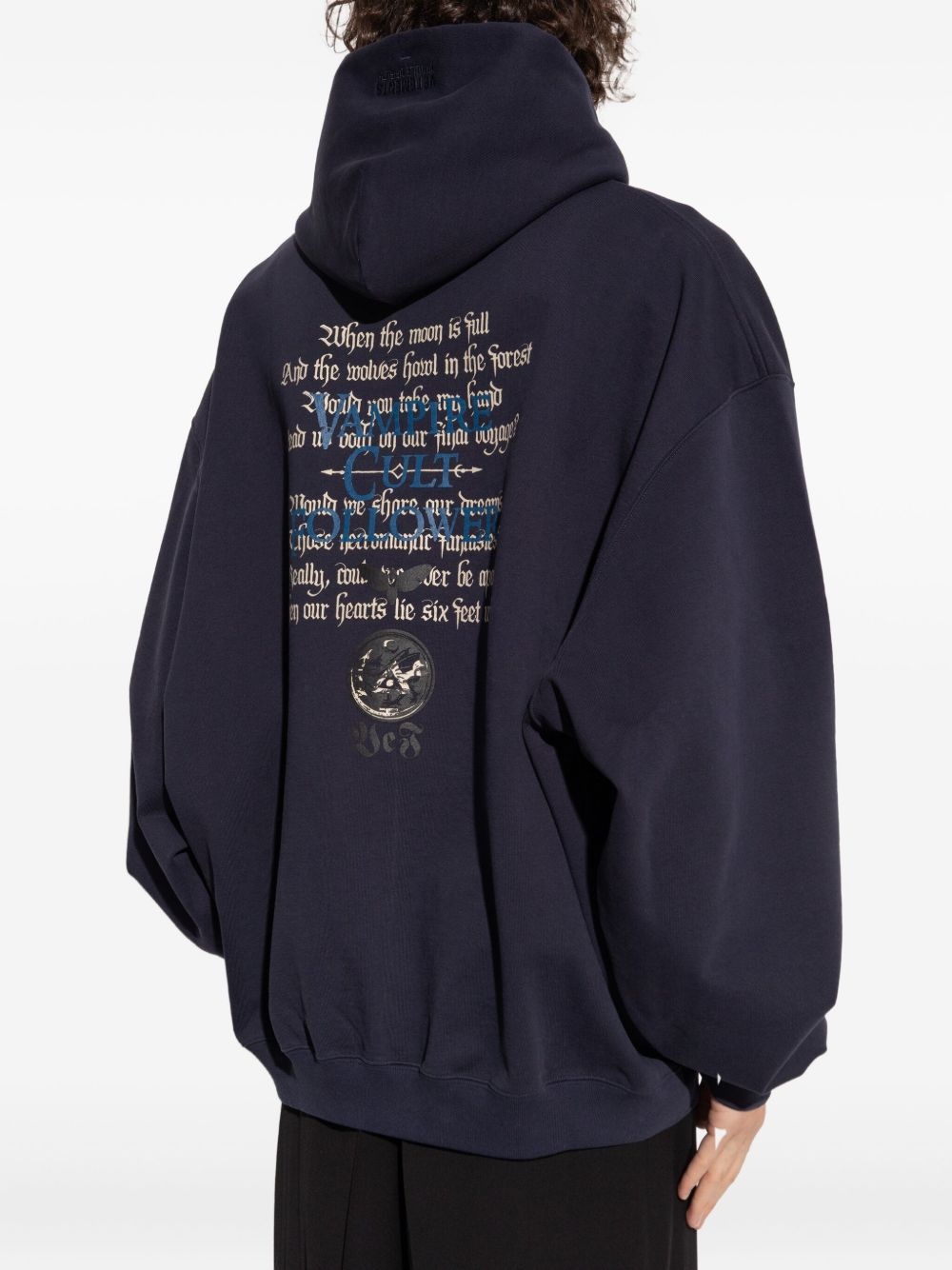 graphic-print hoodie - 4