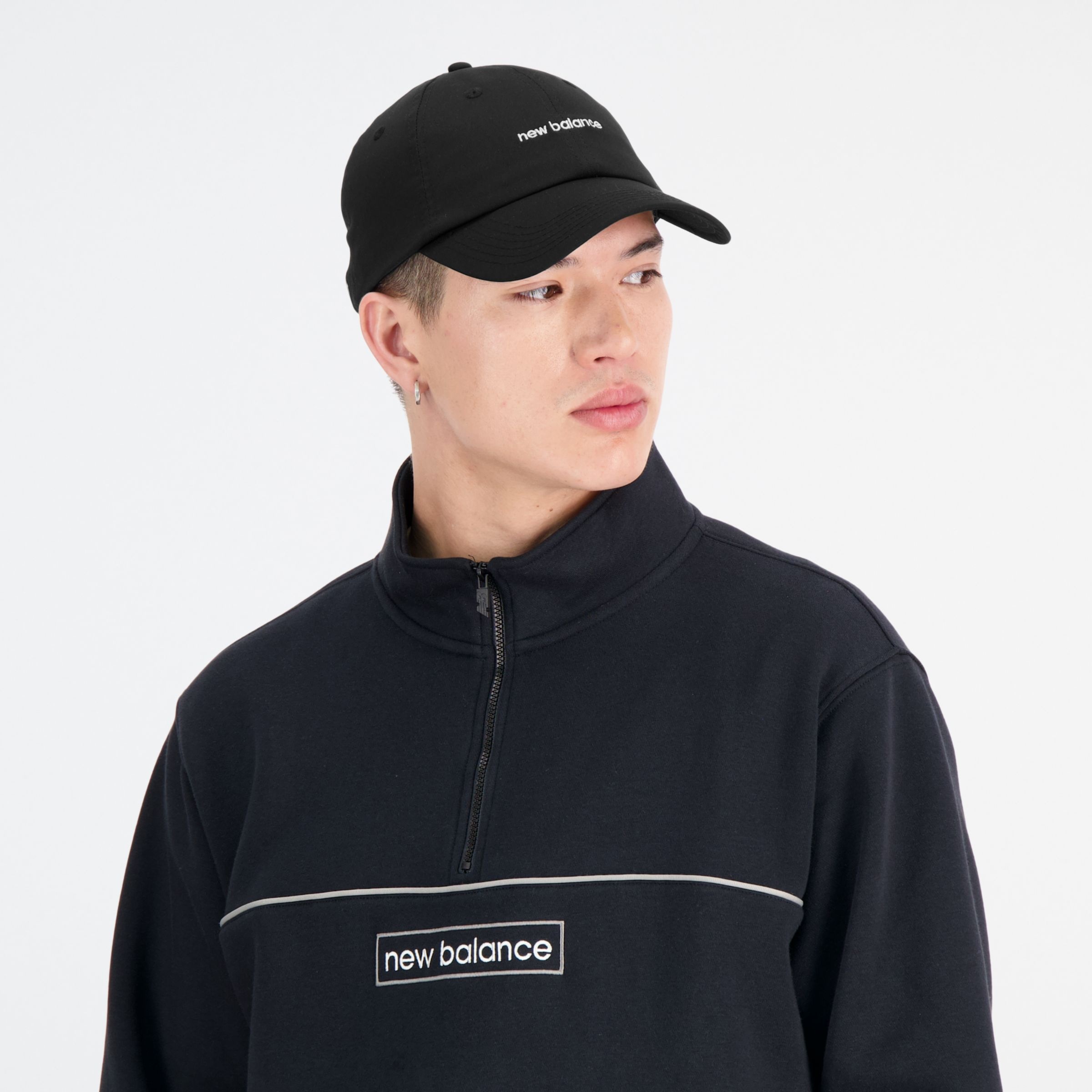 6 Panel Linear Logo Hat - 4