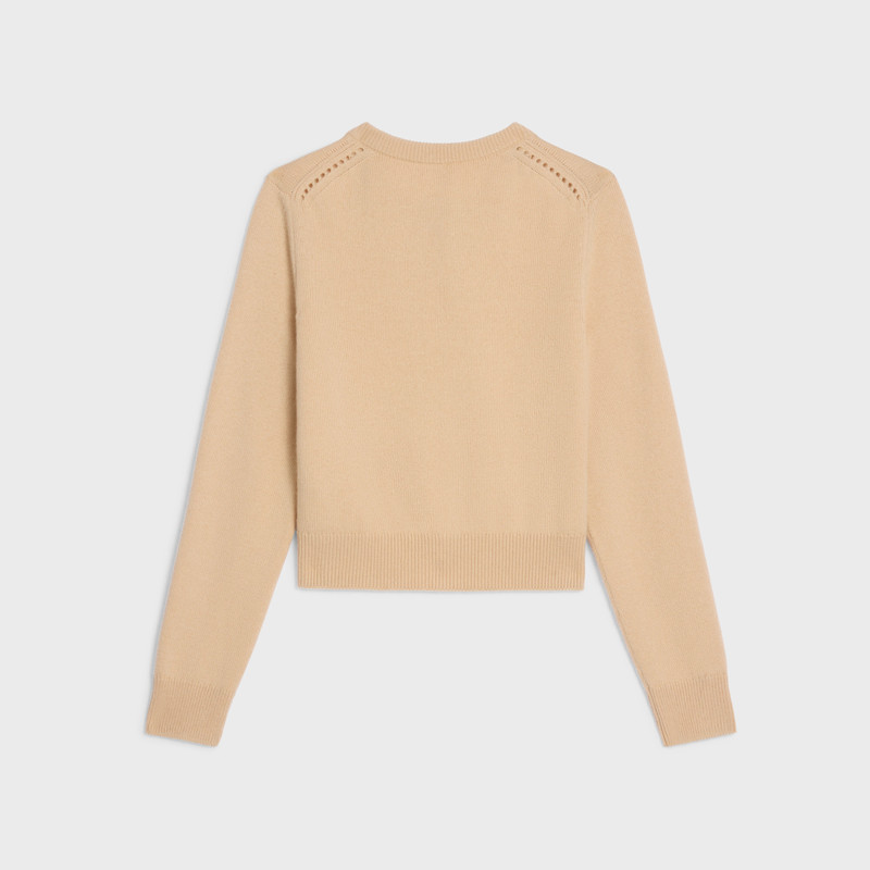 CELINE triomphe cardigan in scottish cashmere outlook