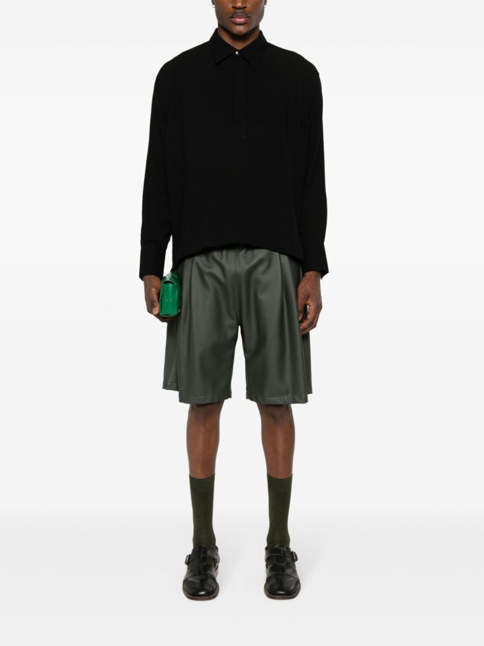 long-sleeve polo shirt - 2