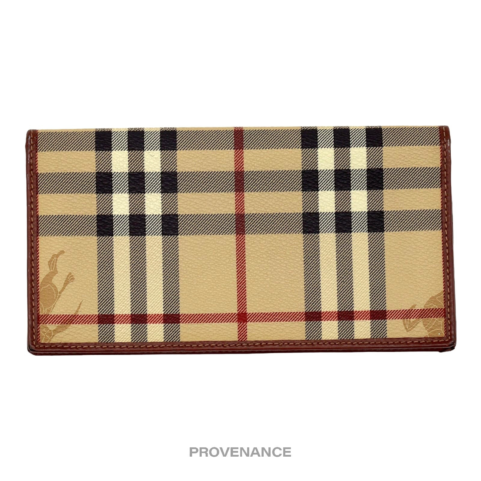 Burberry Long Wallet - Nova Check Brown - 2