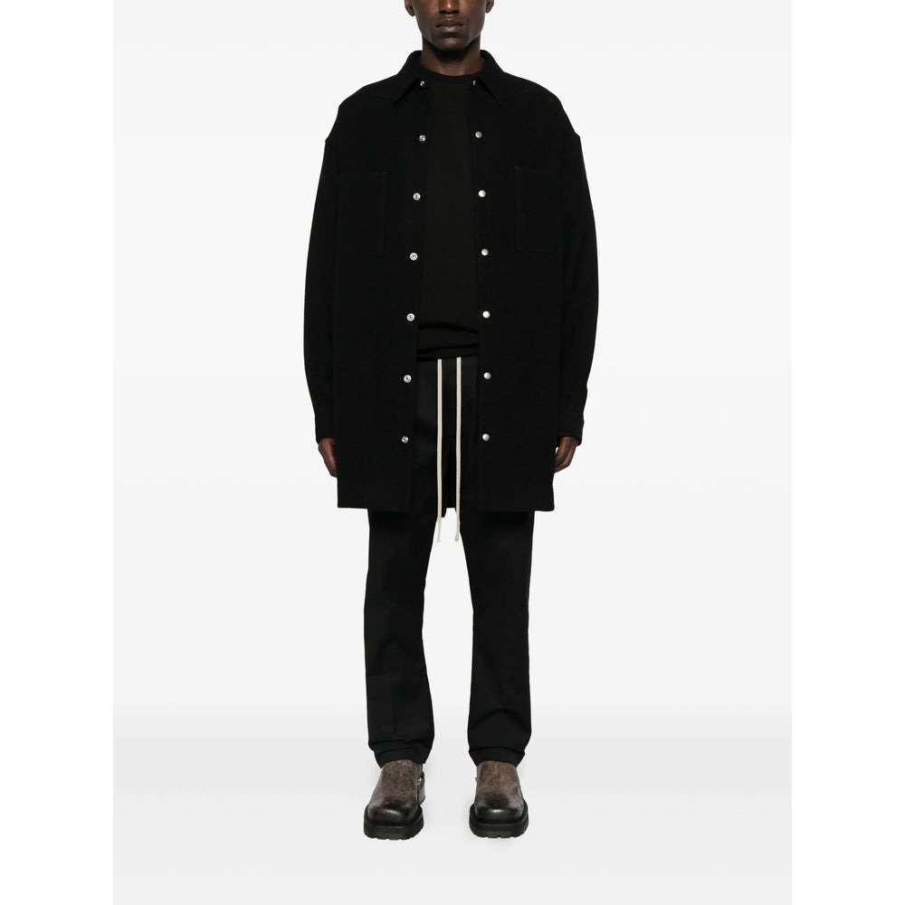 Rick Owens Black Jackets - Shirt Jackets Men - 3