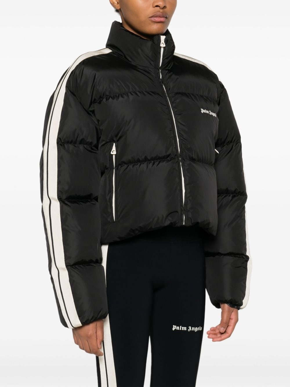 embroidered-logo jacket - 3