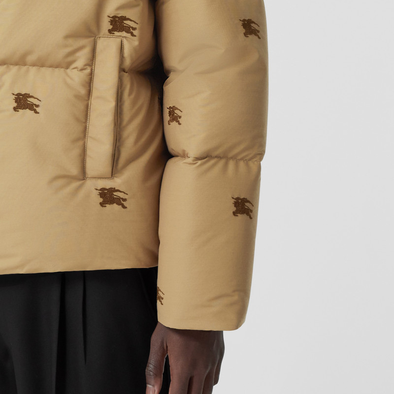 Embroidered EKD Nylon Puffer Jacket 5