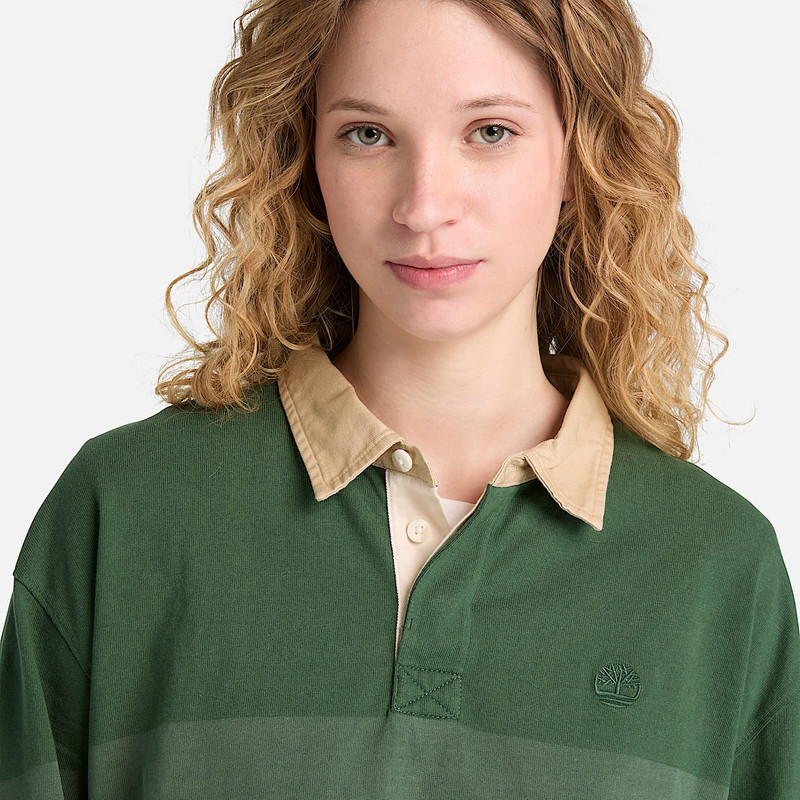 Striped Long-Sleeve Rugby Polo Shirt 9
