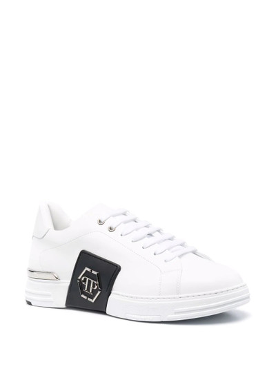 PHILIPP PLEIN Phantom Platinum low-top sneakers outlook