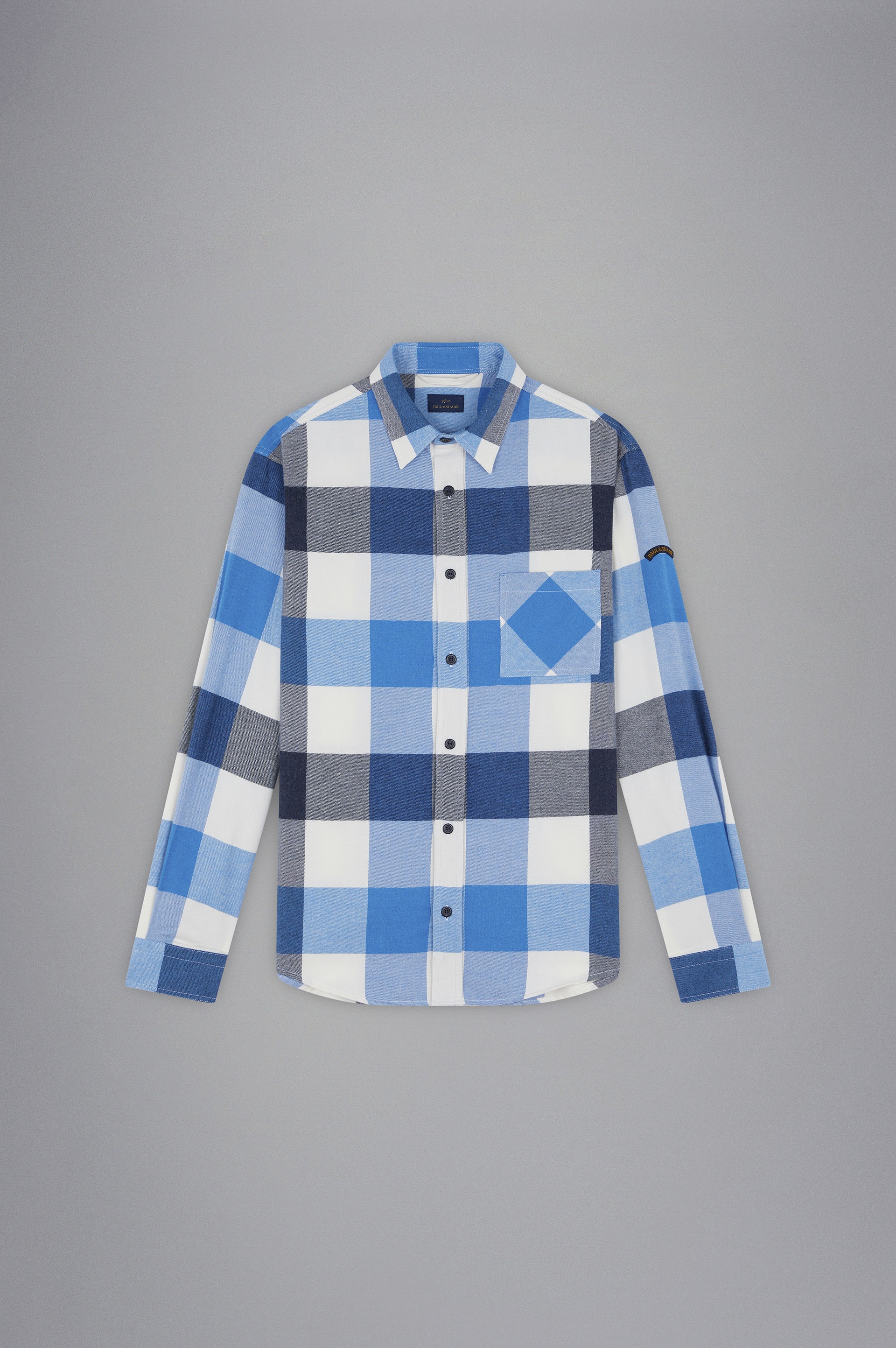 COTTON FLANNEL OVERSHIRT - 1