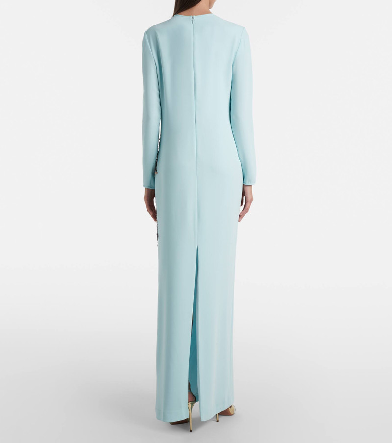 Siriana embellished crêpe gown 3