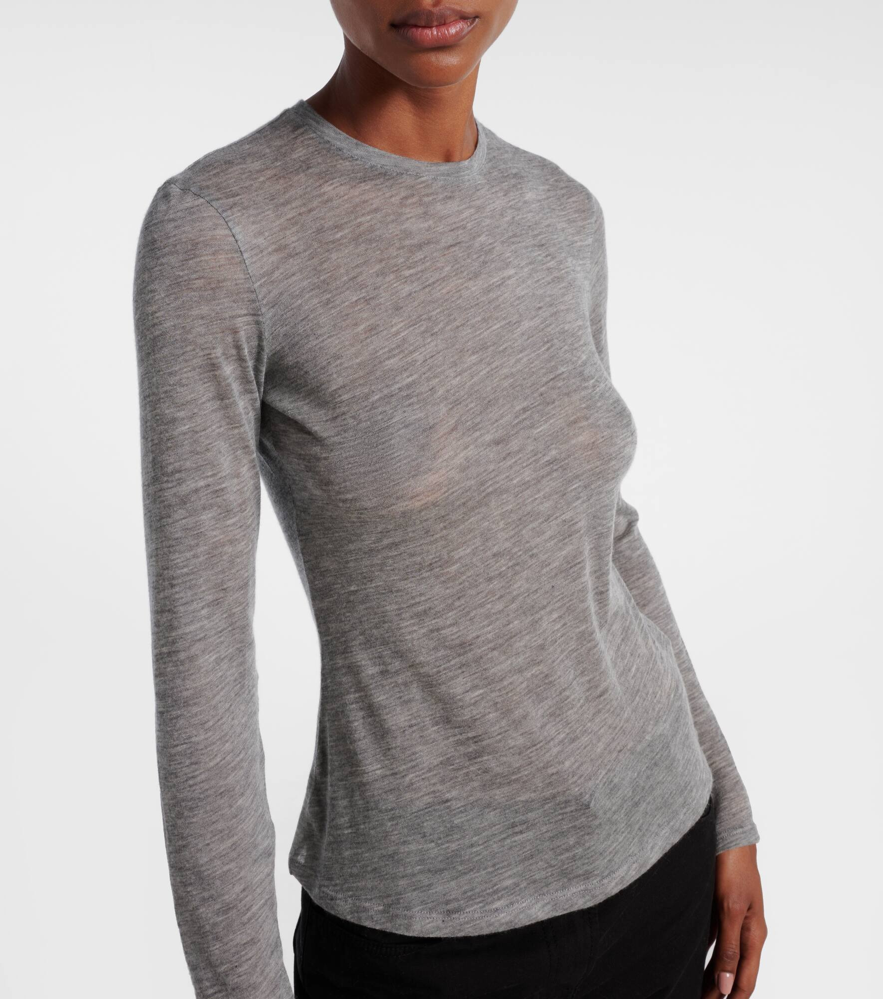 Iverness knitted cashmere top - 6