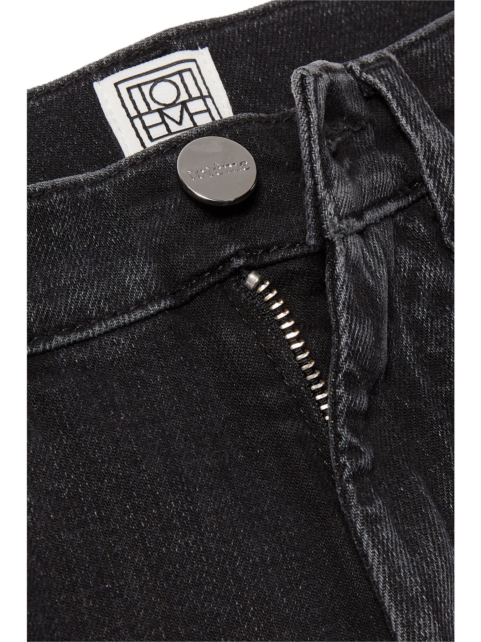 Twisted Seam high-rise straight-leg jeans Black - 5