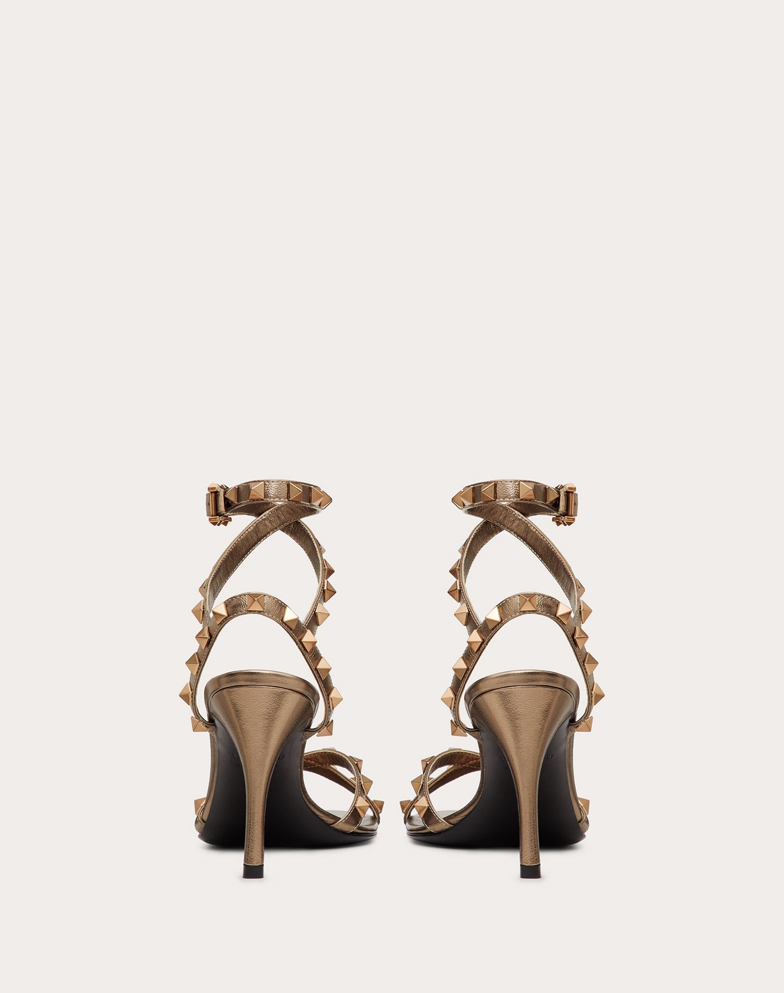 Rockstud Flair Laminated Nappa Sandal 85 mm - 3