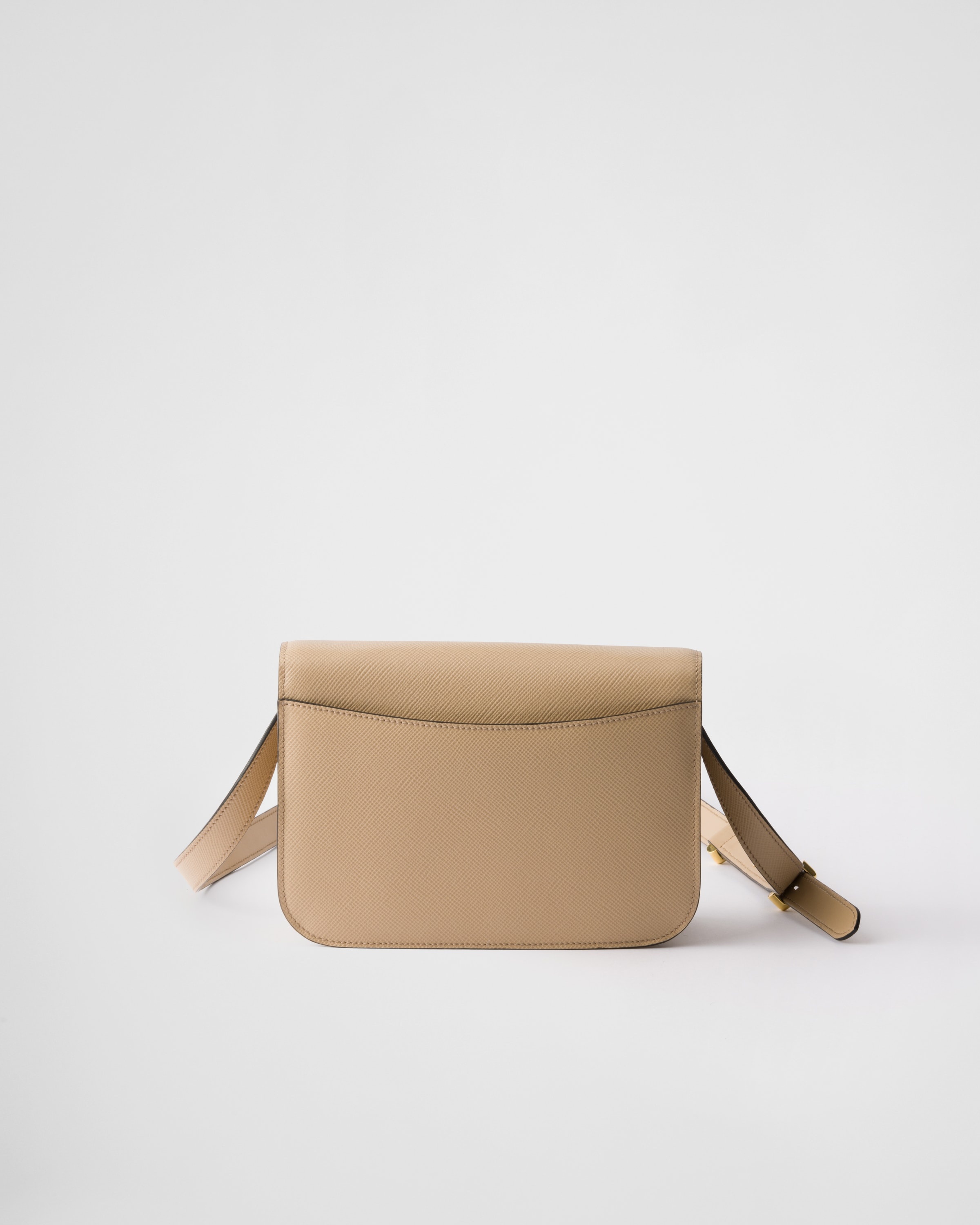 Saffiano leather flap shoulder bag - 3