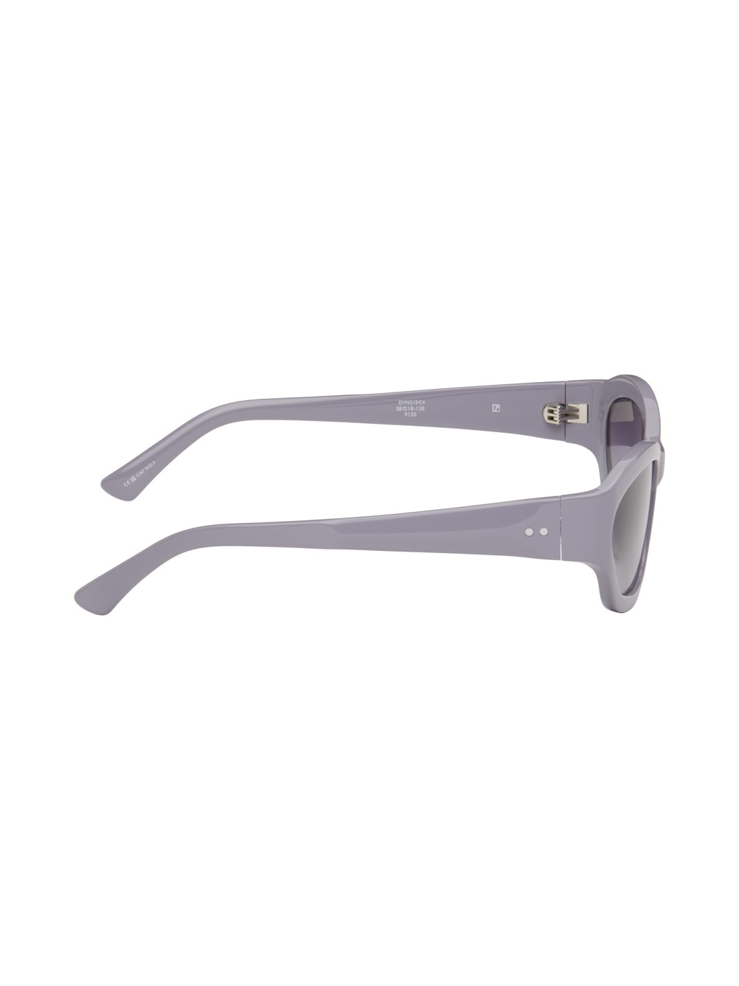 Purple Linda Farrow Edition Goggle Sunglasses - 2