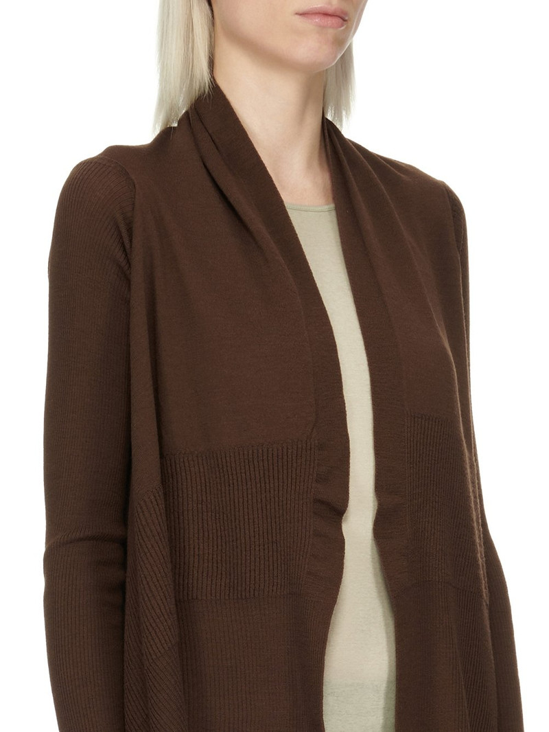 asymmetric virgin-wool cardigan 4