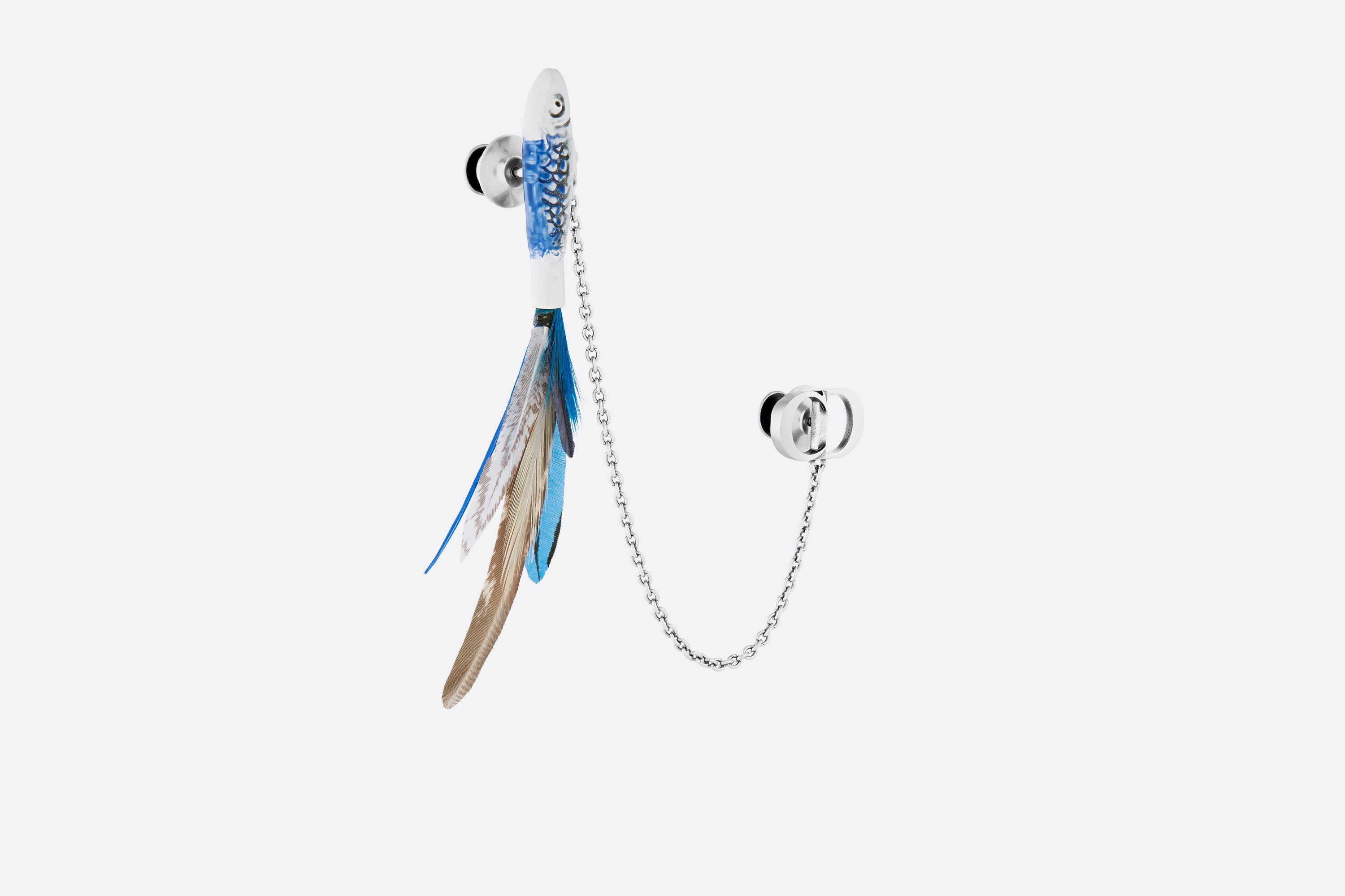 CD Icon Chain Brooch - 2