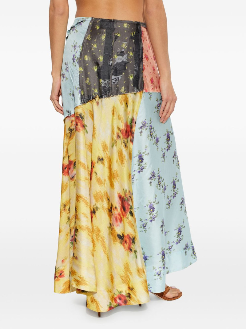 patchwork floral-print skirt 4