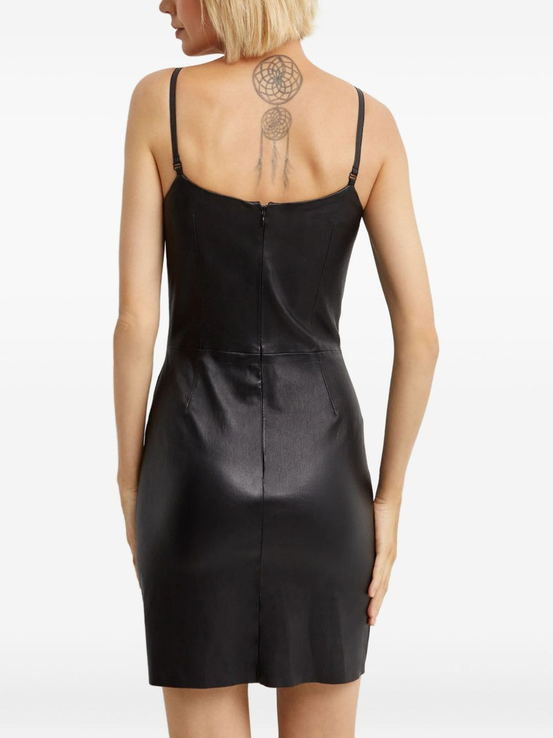 adjustable-strap mini dress 4