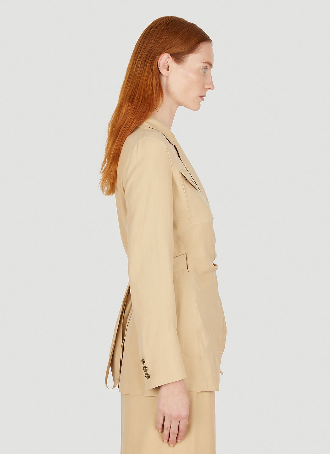 MAX MARA｜JACKETS (FLEUR (10410232 017 / 10410232600 017 Max Mara FLEUR Silk canvas jacket | REVERSIBLE