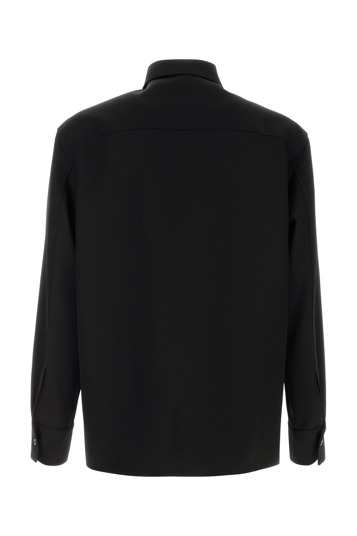 Black gabardine shirt - 2