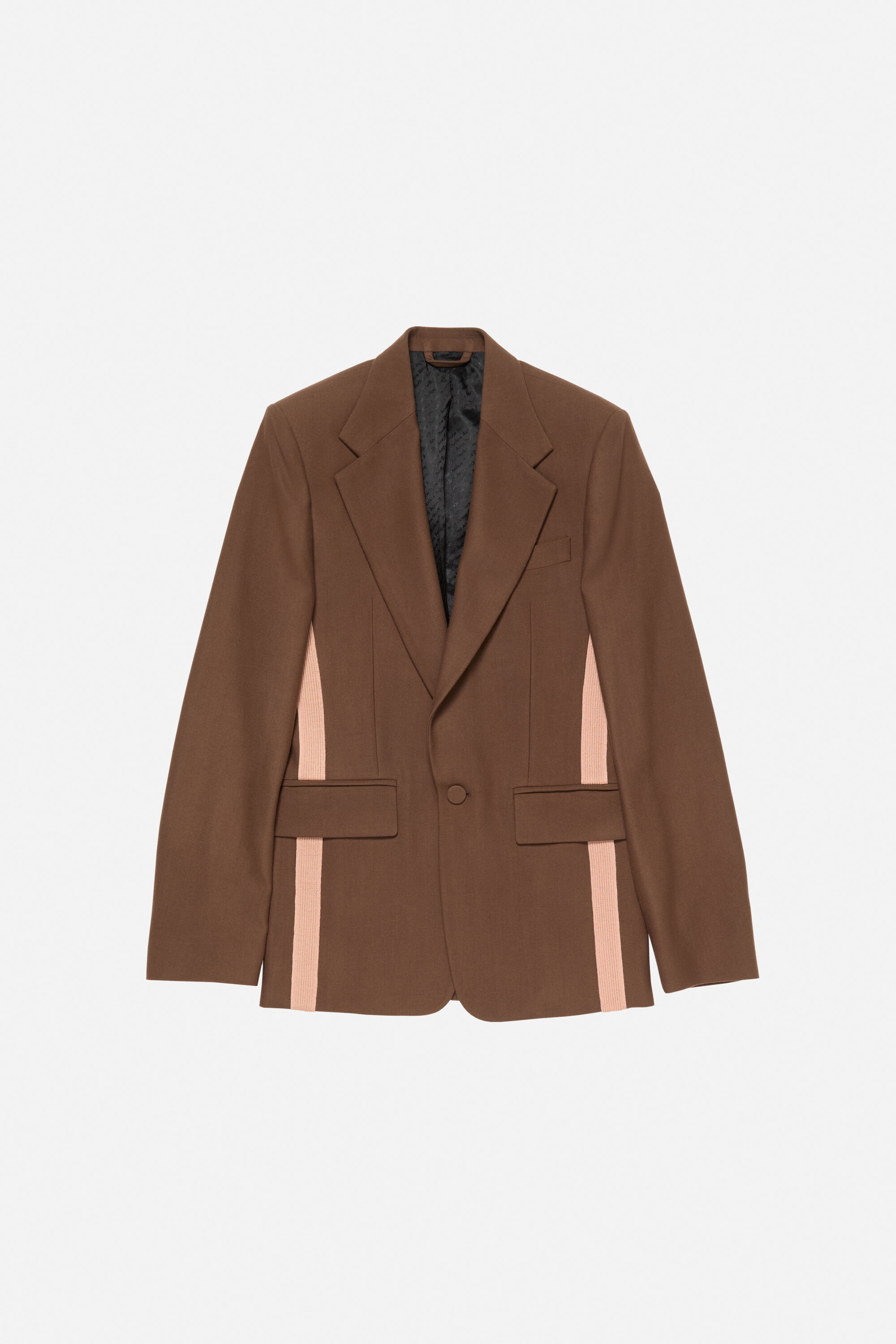 Fitted suit jacket - Chocolate brown - 5