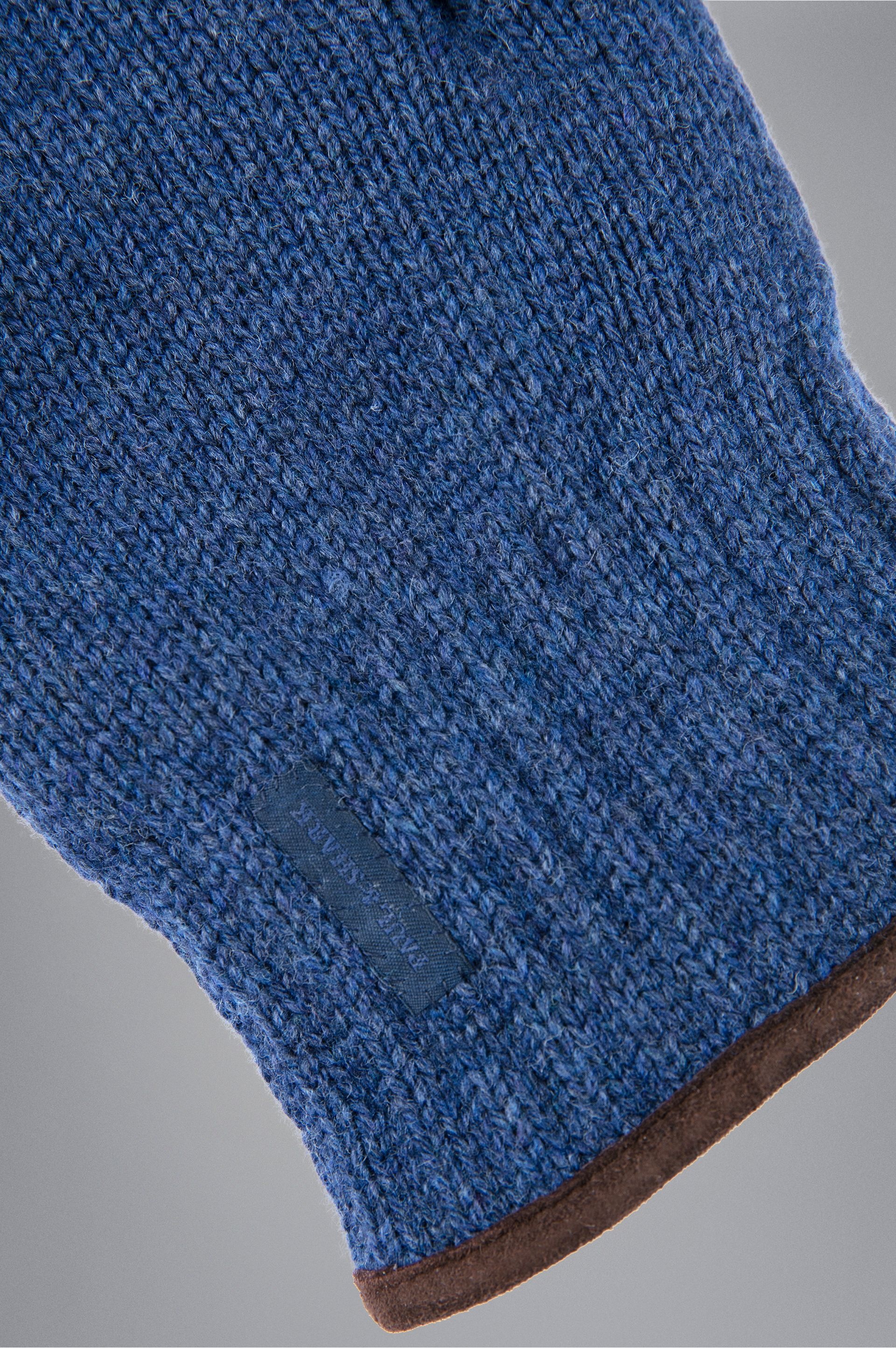 RE-WOOL GLOVES WITH SUEDE DETAILS - 2