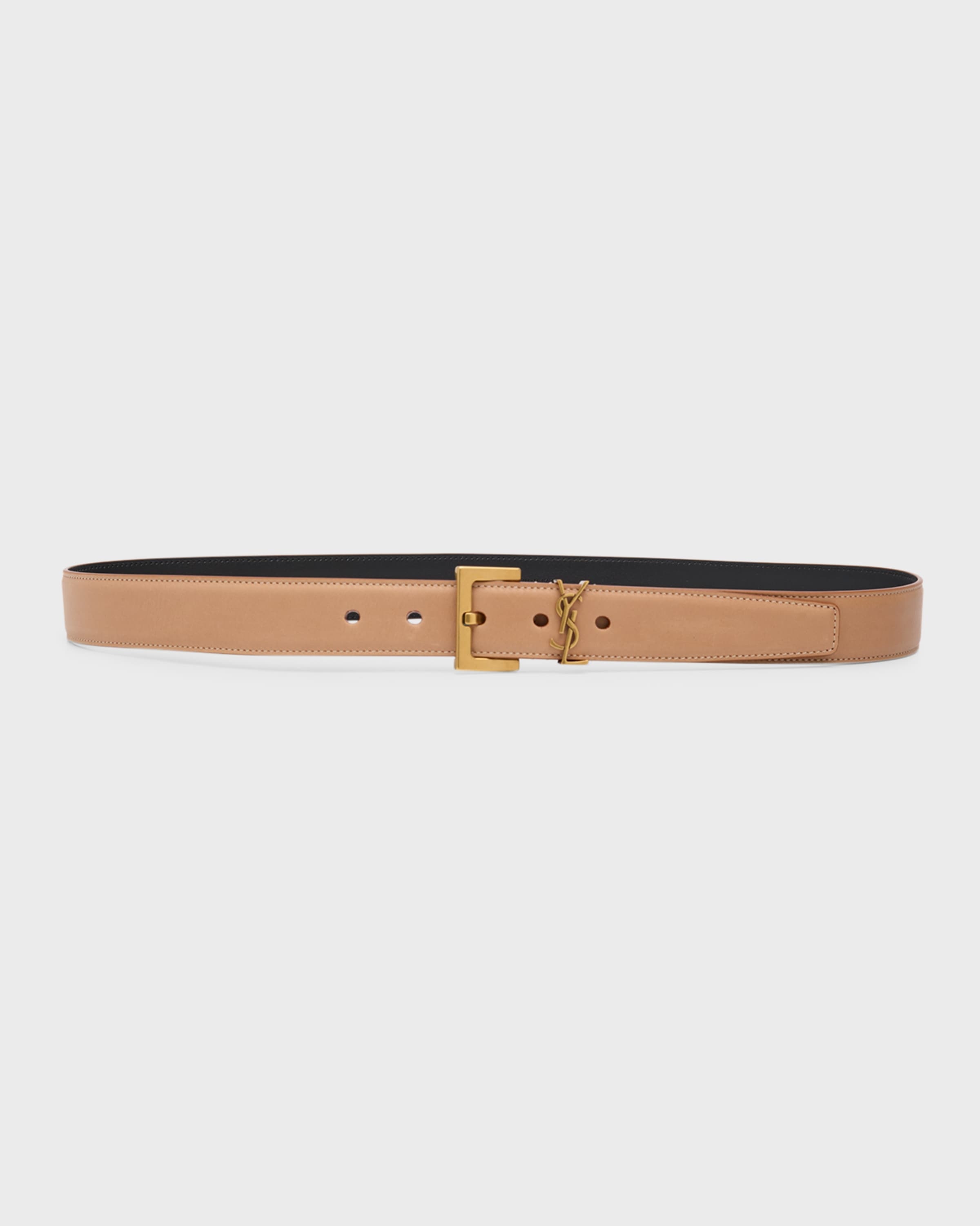 YSL Cassandre Leather Belt - 1