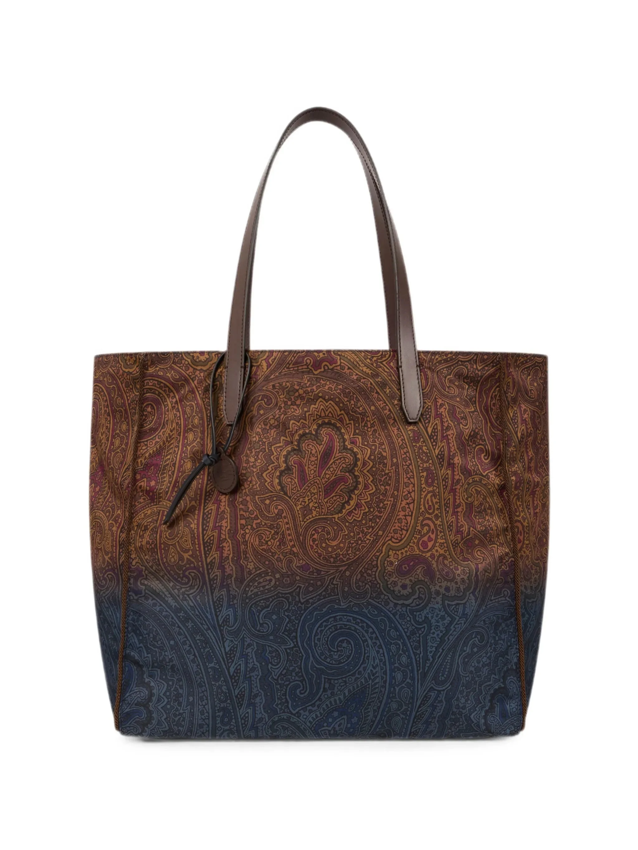 Etro UNFOLD ME NYLON TOTE BAG WITH DEGRADÉ ARNICA MOTIF - 1