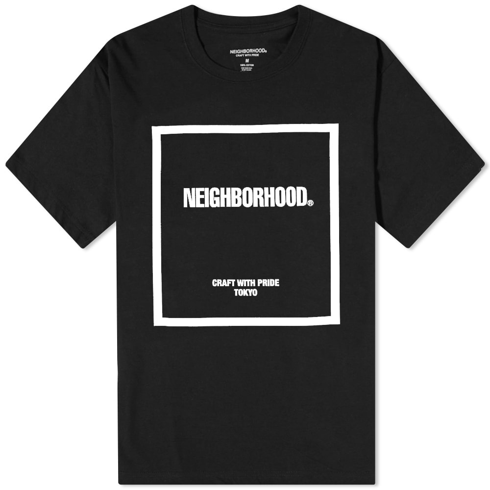 Neighborhood CI-1 Square Box Logo Tee - 1