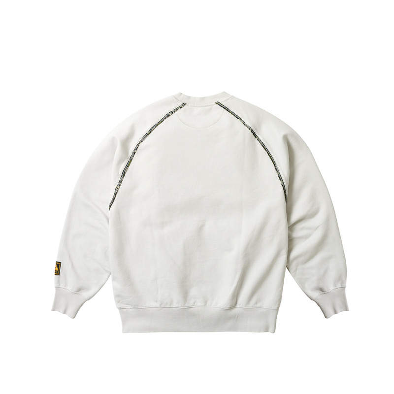 PALACE PALACE MAHARISHI TEMPLE CREW STONE WHITE outlook