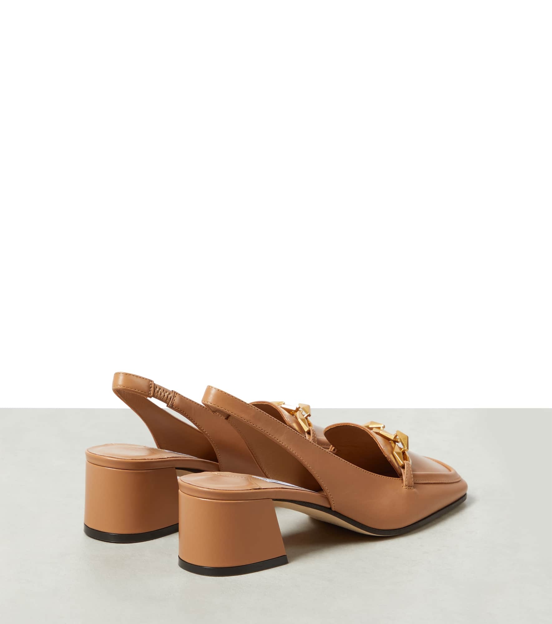 Diamond Tilda leather slingback pumps - 3