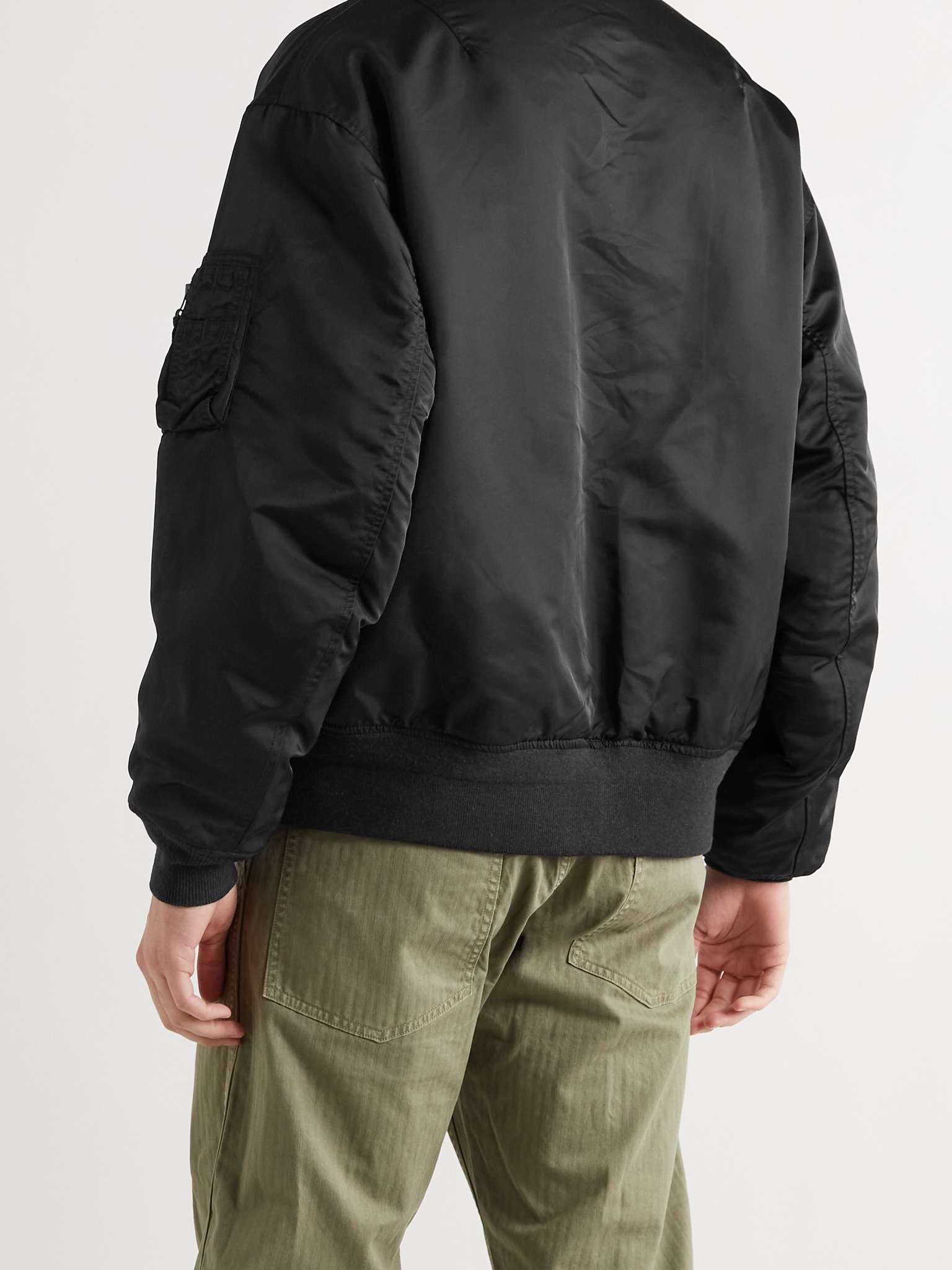 Thorson II Reversible Nylon Bomber Jacket - 4