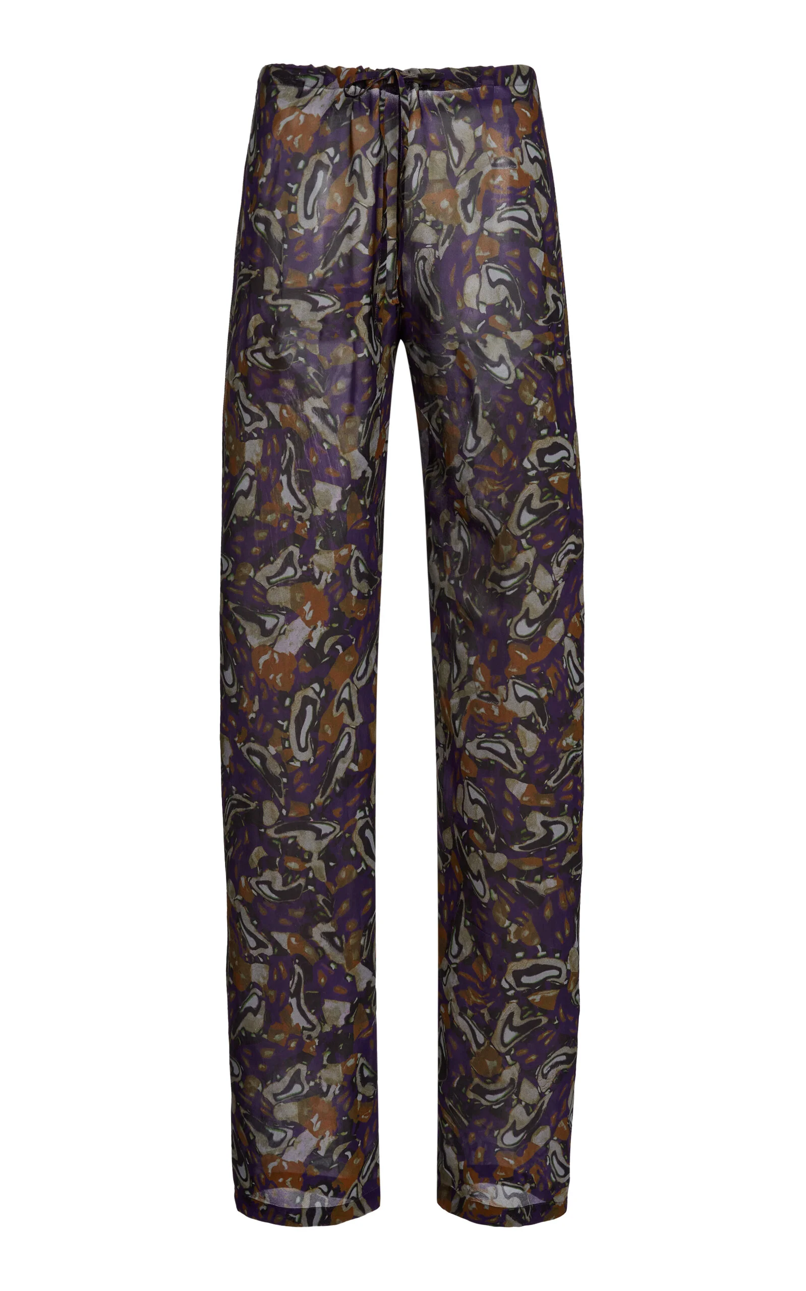 Pachas Printed Straight-Leg Pants - 1