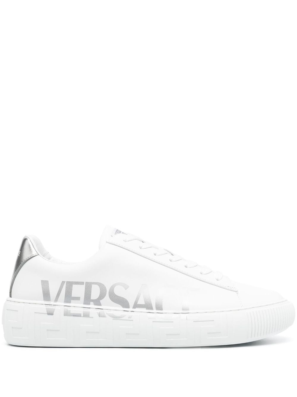 La Greca logo-print low-top sneakers - 1