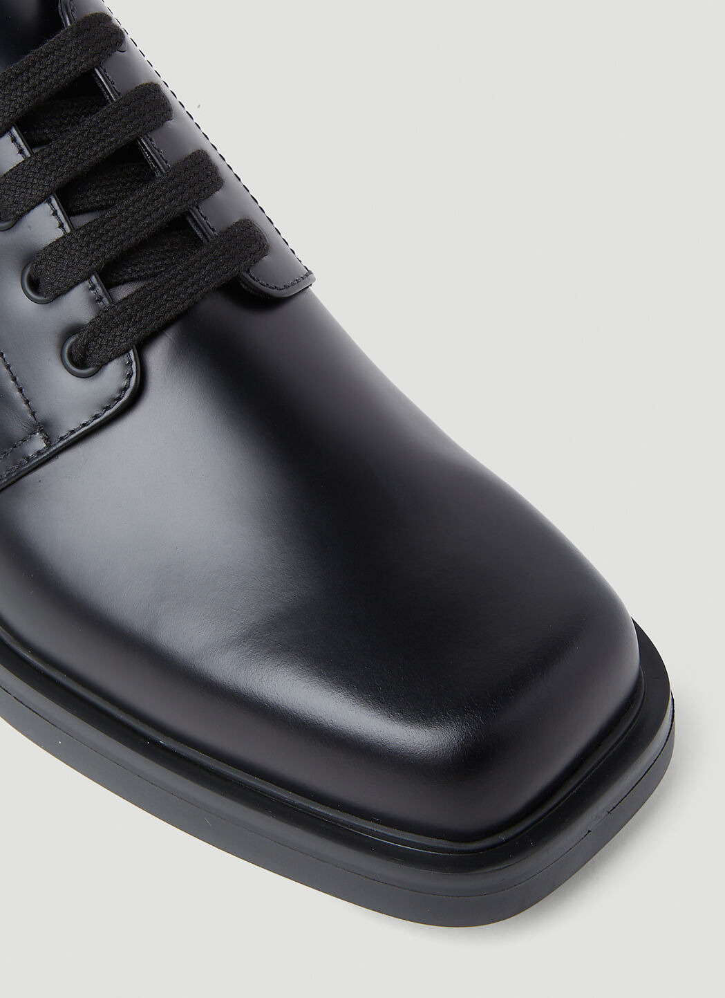 Brushed Leather Derby shoes - 6