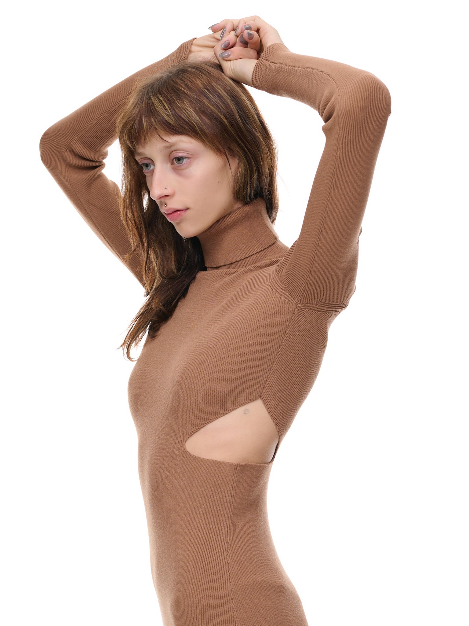 Cut-Out Knit Dress - 5