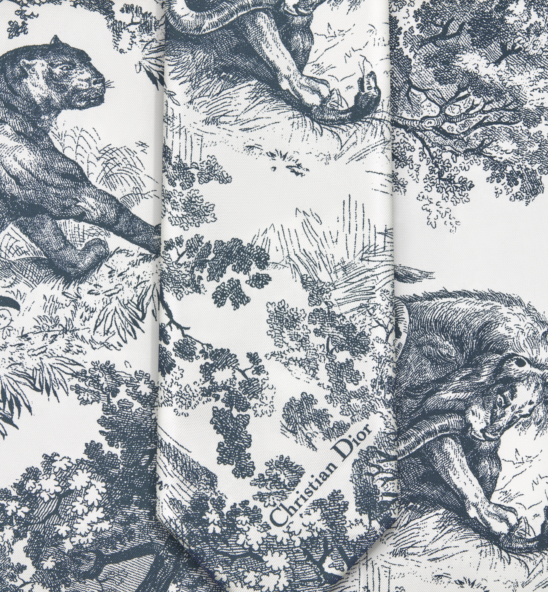 Dioriviera Maxi Toile de Jouy Sauvage Mitzah Scarf - 6