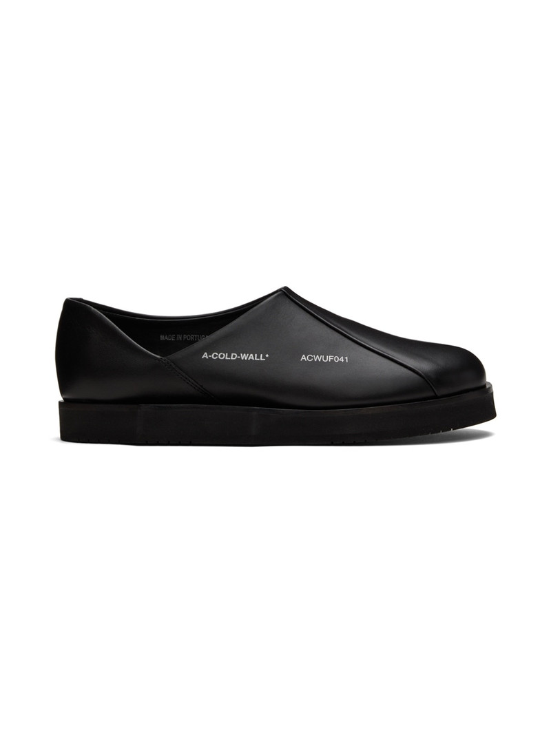 Black Geometric Model 3 Loafers 1