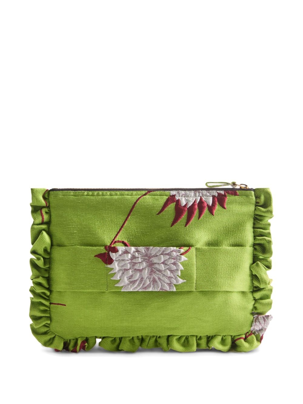 ruffled clutch - 3