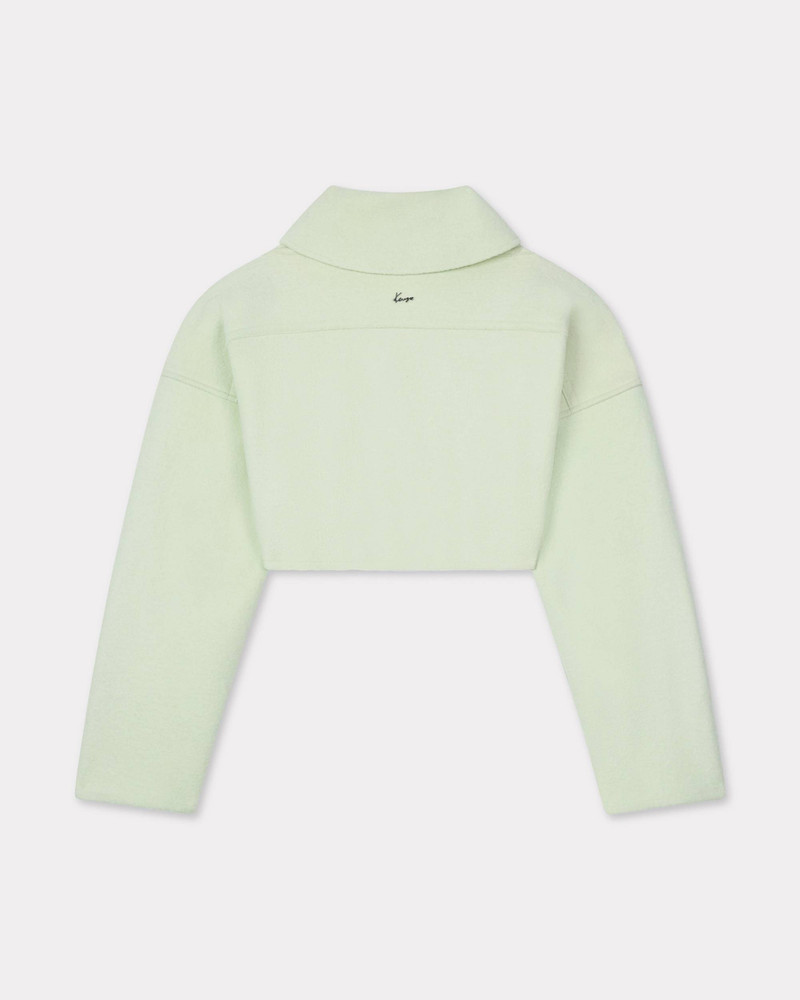 KENZO Boxy cropped vareuse in virgin wool outlook