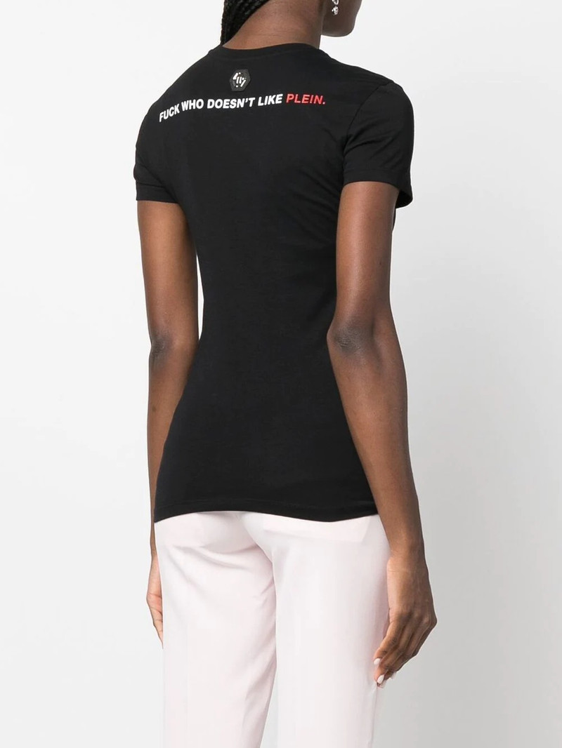 logo-print cotton T-shirt 4