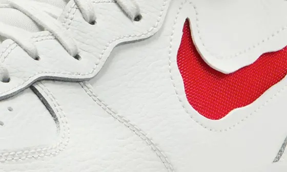 Air Force 1 Mid Remastered Sneaker in Summit White/University Red - 9